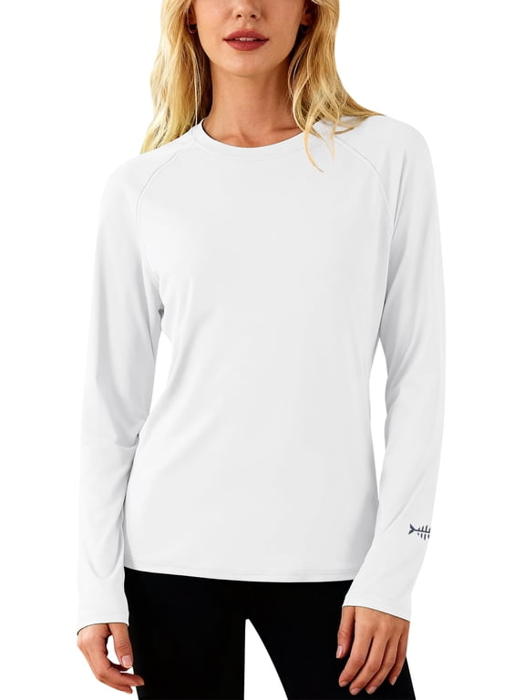 Women’s UPF 50+ UV Sun Protection T-Shirt Long Sleeve Fishing Hiking Performance Shirts