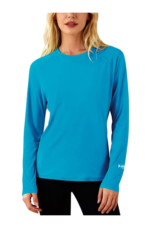Women’s UPF 50+ UV Sun Protection T-Shirt Long Sleeve Fishing Hiking Performance Shirts