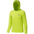 thumbnail image 1 of BASSDASH Youth UPF50+ Performance T Shirt with Hood Long Sleeve Fishing Hiking Sun Shirt FS03Y, 1 of 9