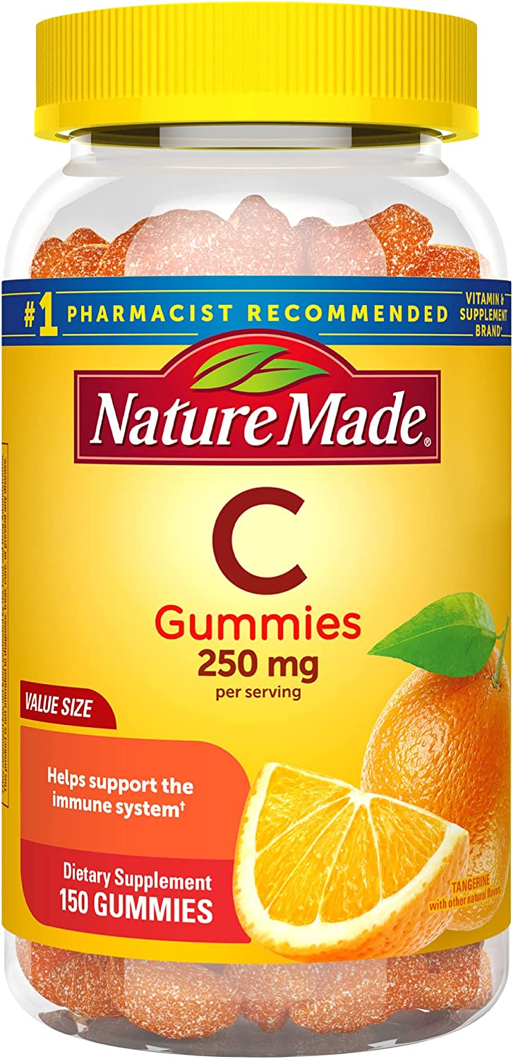 BASVWEB Nature Made Vitamin C 250 mg per serving, Dietary Supplement ...