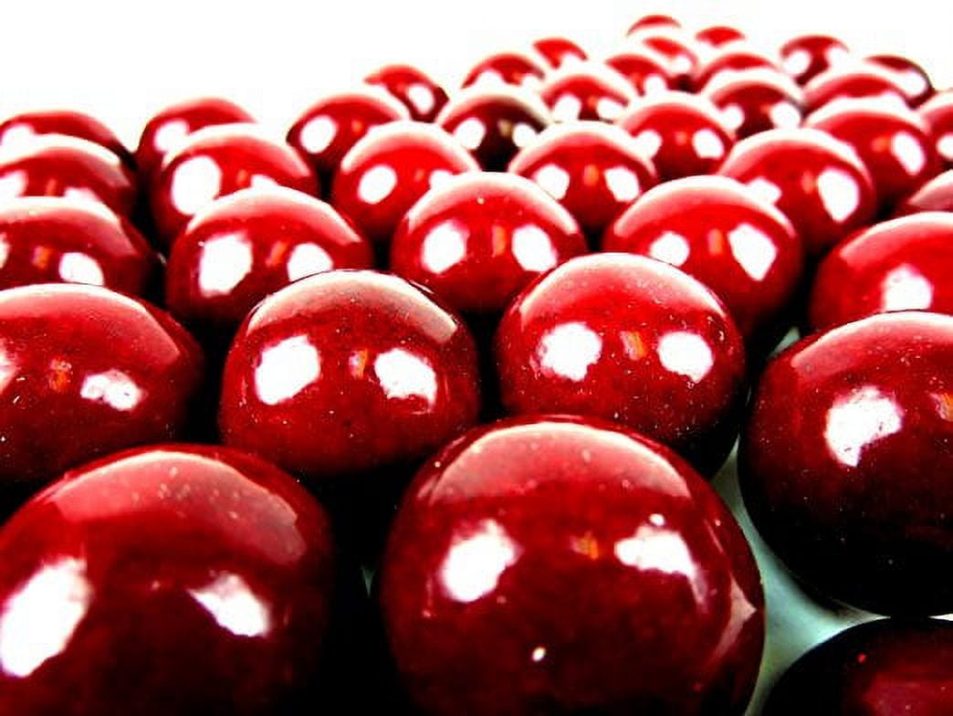 BASYIDE CANDY GUMBALLS BLACK CHERRY BUBBLE GUM 25mm or 1 inch , 5LBS