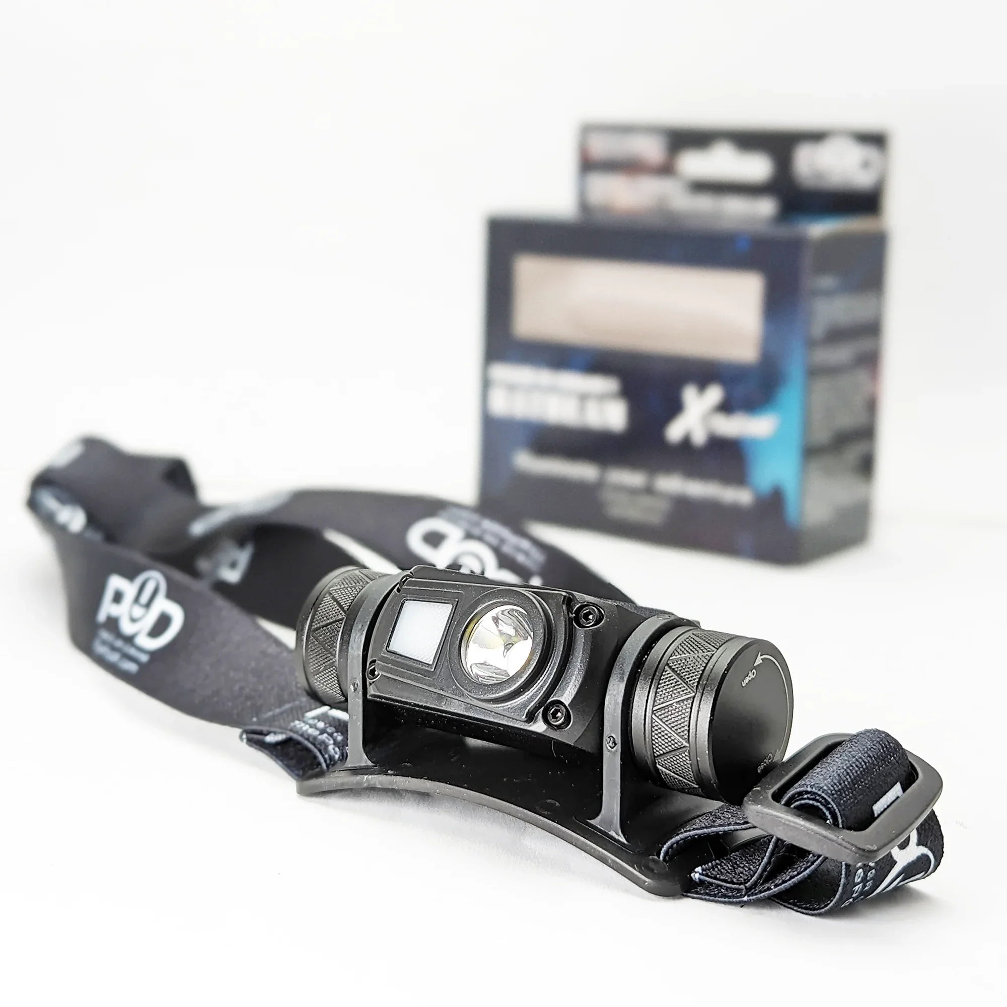 The POD X Beam Xtreme Headlamp, New Walking Cane Flashlight