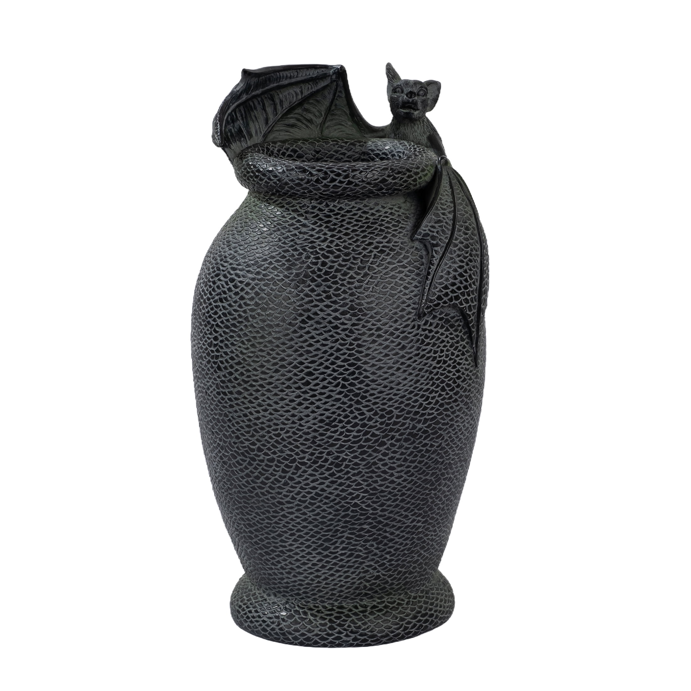 Resin Bat Vase Decoration, Black, 15", Halloween by Way To Celebrate