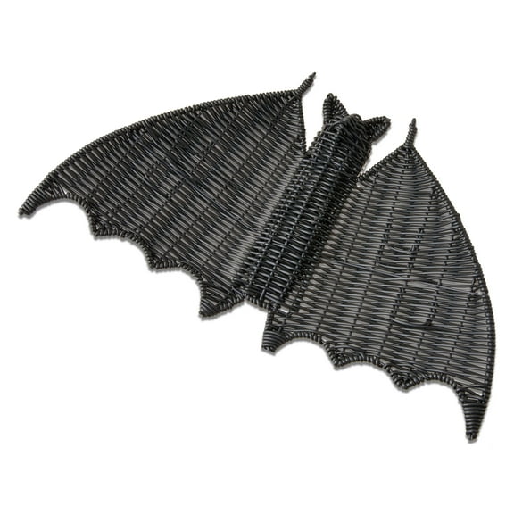 Woven Bat Tabletop Decor, Black, 9.25", Halloween by Way To Celebrate