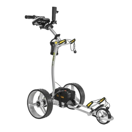 BATCADDY ELECTRIC GOLF CADDY X4R Remote-Control Golf Push Cart, 18-Hole, Titanium Silver