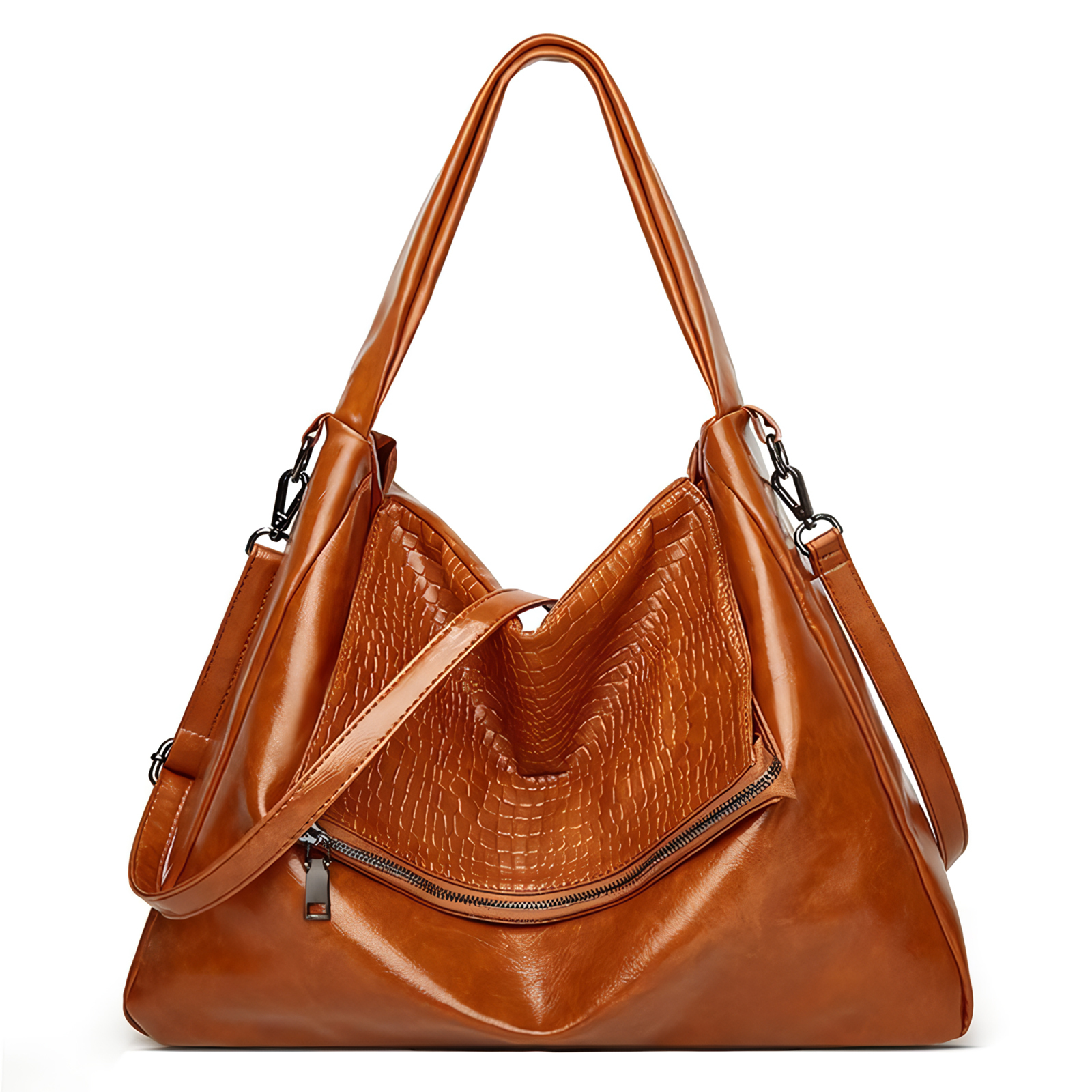 TWENTY FOUR Women Handbag Checkered Shoulder Bag Tote Fashion Casual