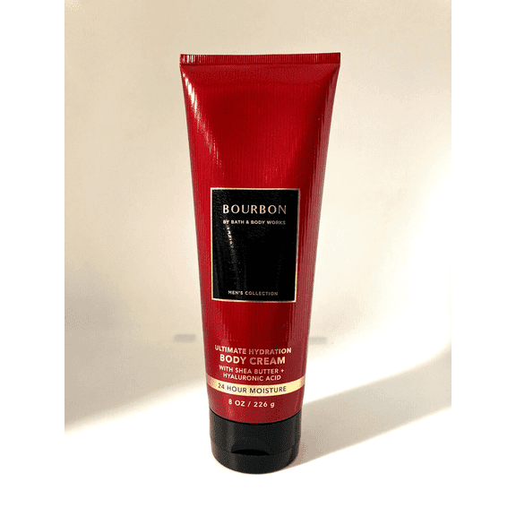 BATH & BODY WORKS Bourbon MEN'S COLLECTION BODY CREAM 8 OZ