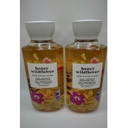 Bath & Body Works Honey Wildflower Nourishing Shower Gels, Pack of 2, 10 fl oz