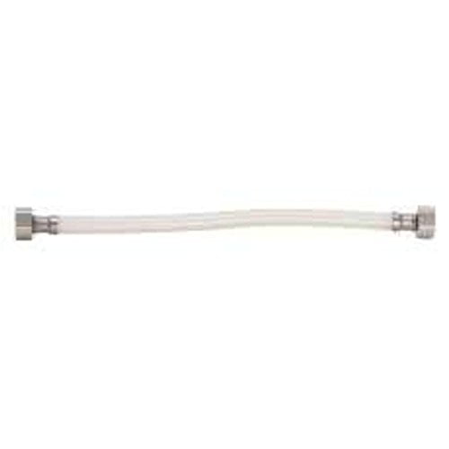 DURAPRO GIDDS-157720 36" Bathroom Faucet Supply Line 1/2" FIP x 1/2" (White)