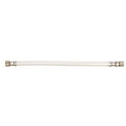 BATHROOM FAUCET WATER CONNECTOR SUPPLY LINE, 3/8 IN. COMPRESSION X 3/8 IN. OD X 20 IN. LONG, NYLON, LEAD FREE p