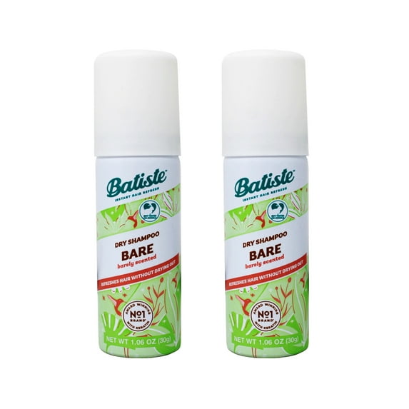 BATISTE Dry Shampoo, Bare Fragrance, 1.06 OZ.- Packaging May Vary 1 ea(2pack)