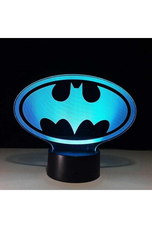 BATMAN 3D INSIGNIA SUPER COOL 7 COLORS