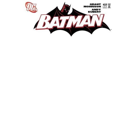 BATMAN #655 FACSIMILE EDITION CVR D BLANK VAR  DC Comics Comic Book 2025