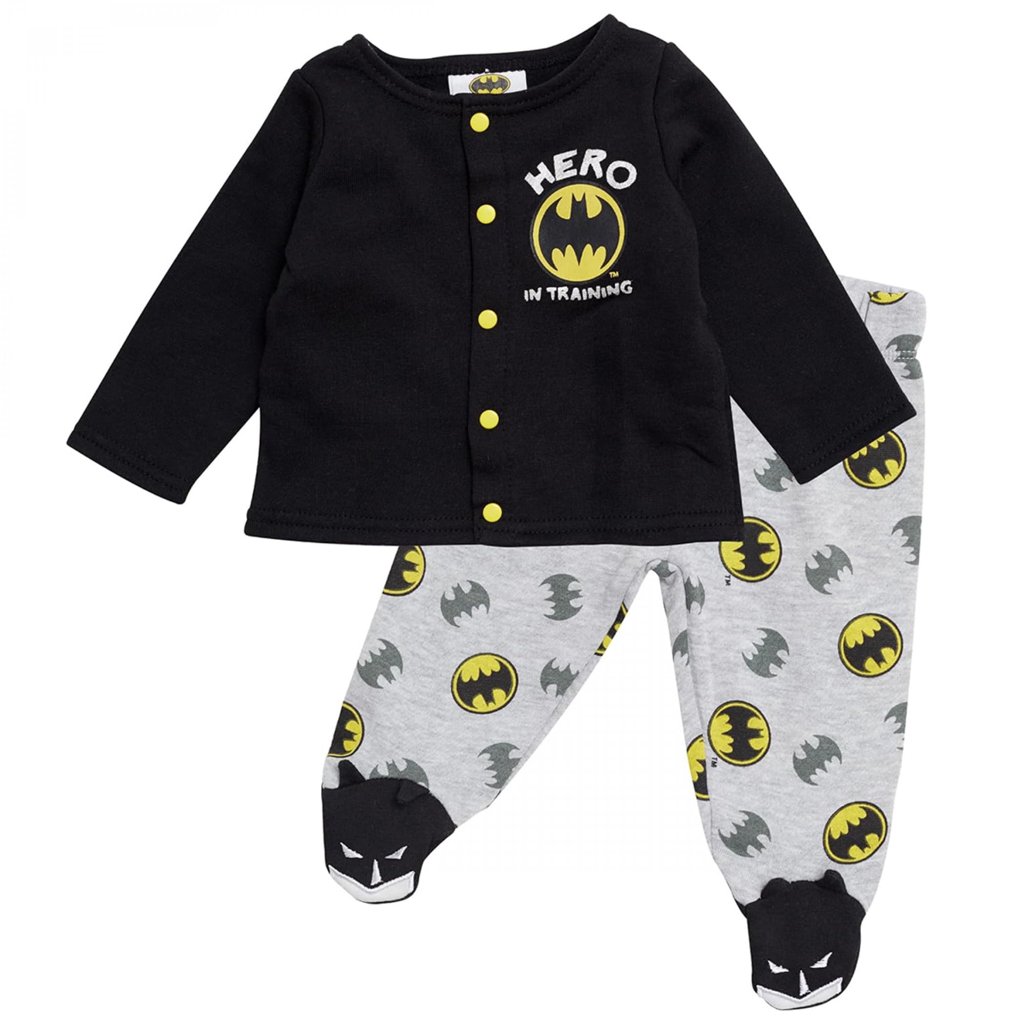 Baby Boy Summer Dress  With Batman Logo In Blended Stuff Red Color main image 0
