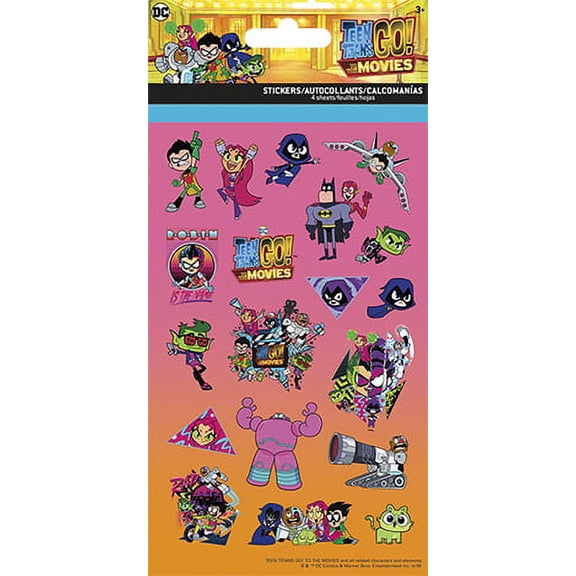 BATMAN CLASSIC Standard Sticker - 4 sheet