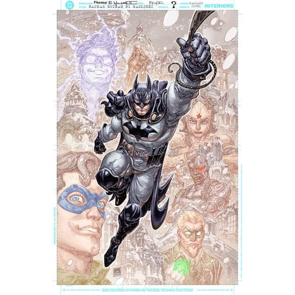BATMAN GOTHAM BY GASLIGHT A LEAGUE FOR JUSTICE #5 (OF 6) CVR C FREDDIE E WILLIAMS II CARD STOCK VARDC Comics Comic Book 2025