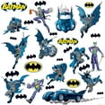 BATMAN GOTHAM Removable Vinyl Wall Decals BATMOBILE Room Decor 31 Big ...