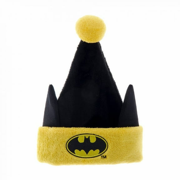 BATMAN SANTA HAT With Bat Ears, 16" Long Polyester Hat, by Kurt Adler