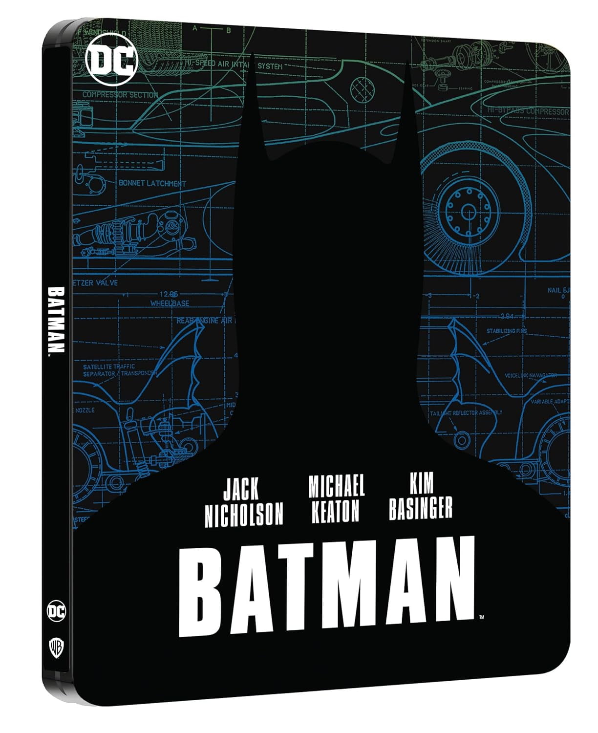 BATMAN STEELBOOK (4K Ultra HD + Blu-Ray) (4K Ultra HD) Jack Nicholson Michael Keaton