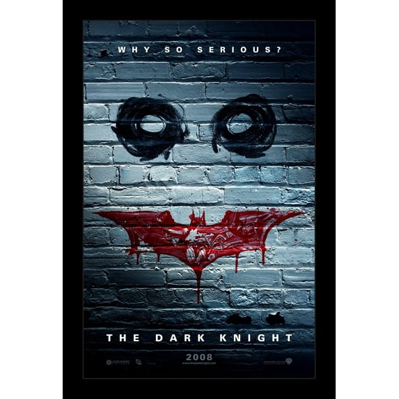 BATMAN THE DARK KNIGHT - 11x17 Framed Movie Poster