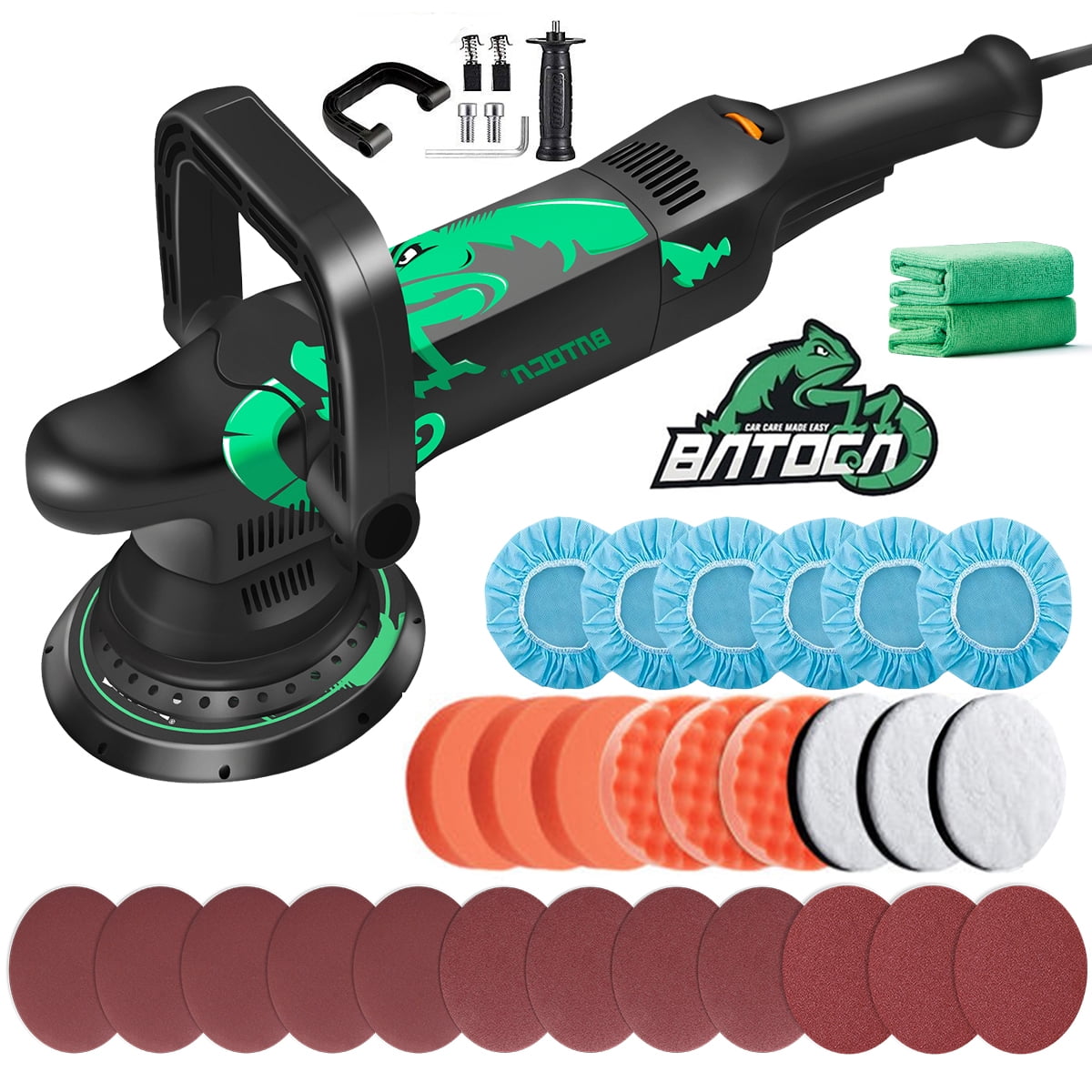 VANNECT Buffer Polisher, 1200W 7-inch Dual Action Polisher with 6