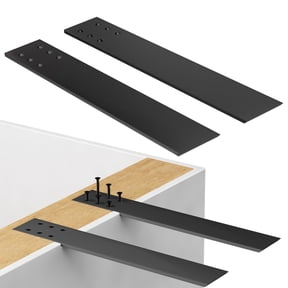 TIDITA 16" Countertop Mounted Support Brackets (4 pcs) for Granite - Heavy Duty L Shelf Bracket - DIY Open Shelving Knee Wall Support - Mounting Hardware Included (Pack 4)