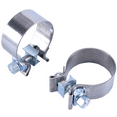 thumbnail image 1 of BATONECO 2.5" Exhaust Clamp Butt Joint Narrow Band Muffler Seal Clamp Stainless Steel, 1 of 6