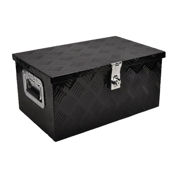 BATONECO 20 Inch Aluminum Truck Tool Box Truck Bed Tool Storage Box w/ Side Handle 20 x 12 x 10
Black