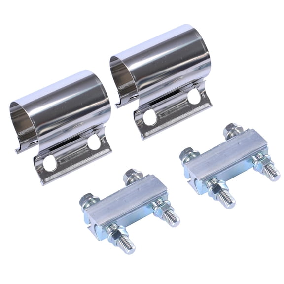 BATONECO 3" Inch Butt Joint Exhaust Band Clamp T304 Stainless Steel Universal