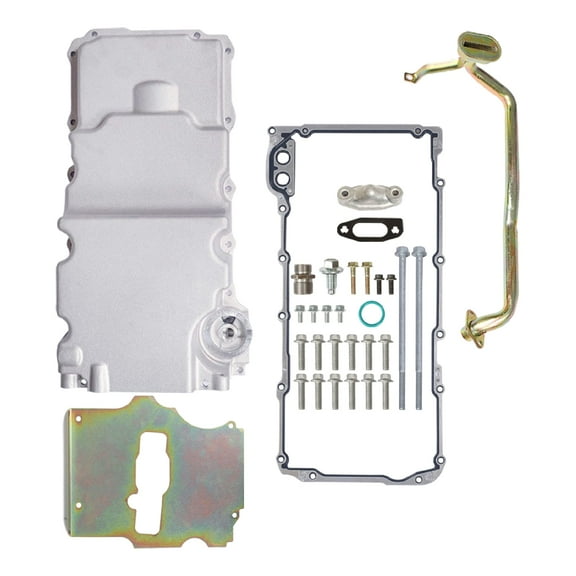 BATONECO 302-2 GM LS Swap Oil Pan Kit Aluminum Oil Pan Kit for 1964-1992 Chevy Camaro Ventura Omega F-body G-body LS1 LS2 LS3 LS6 LS9 5.7L 5.3L 6.0L 6.5L Engines