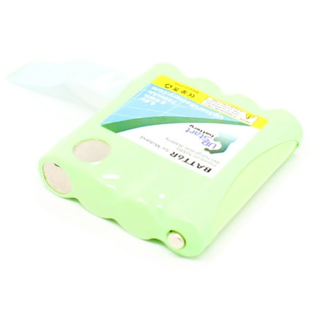 BATT-6R Battery for Midland LXT500, LXT326, LXT385, LXT560VP3, LXT328, LXT360, LXT490VP3 Two-Way Radio (700mAh, 4.8V, NI-MH)