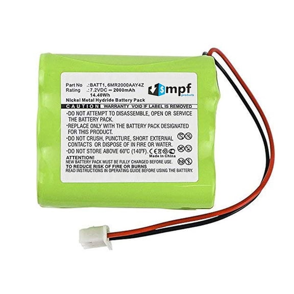 BATT1 228844 6MR1600AAY4Z 6MR2000AAY4Z Battery for 2GIG Go Control Panel Alarm