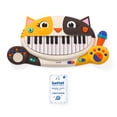 thumbnail image 1 of Battat Meowsic Calico Cat Piano Keyboard Animal Instrument Musical Toy for Toddlers 2 Years +, 1 of 11