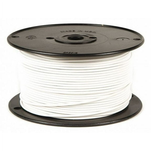 BATTERY DOCTOR Primary Wire,12 ga.,19,100 ft.,60V,White 81067