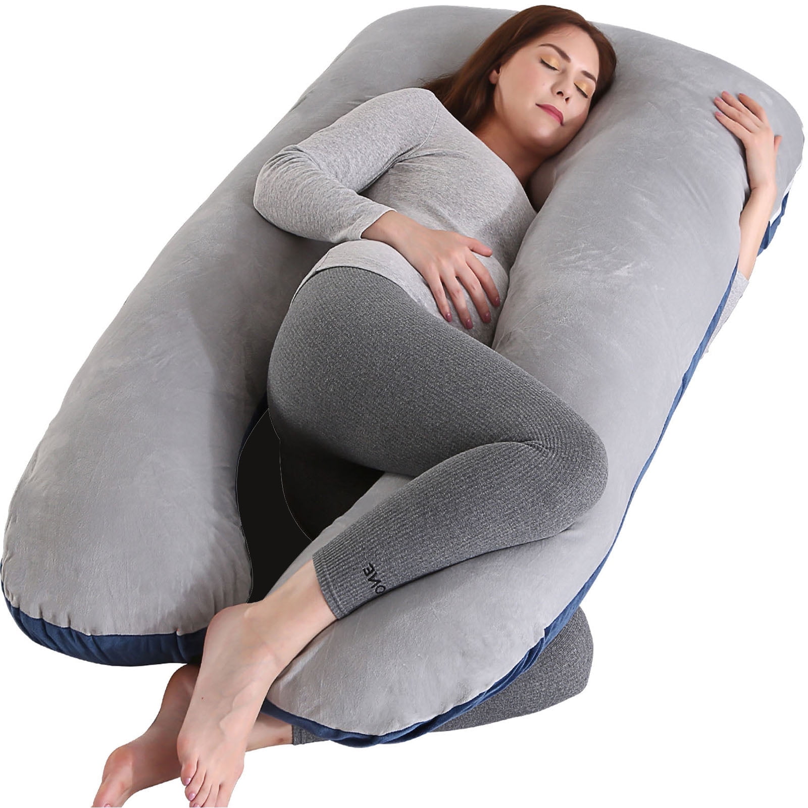 BATTOP Pregnancy Pillow U Shape Body Pillow For Pregnancy Women With BATTOP Pregnancy Pillow U Shape Body Pillow For Pregnancy Women With