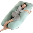 thumbnail image 1 of BATTOP Pregnancy Pillow,U-Shape Full Body Maternity Pillow with Removable Cover for Adults Sleeping,Support for Head,Back,Hips,Legs,Belly, 1 of 7