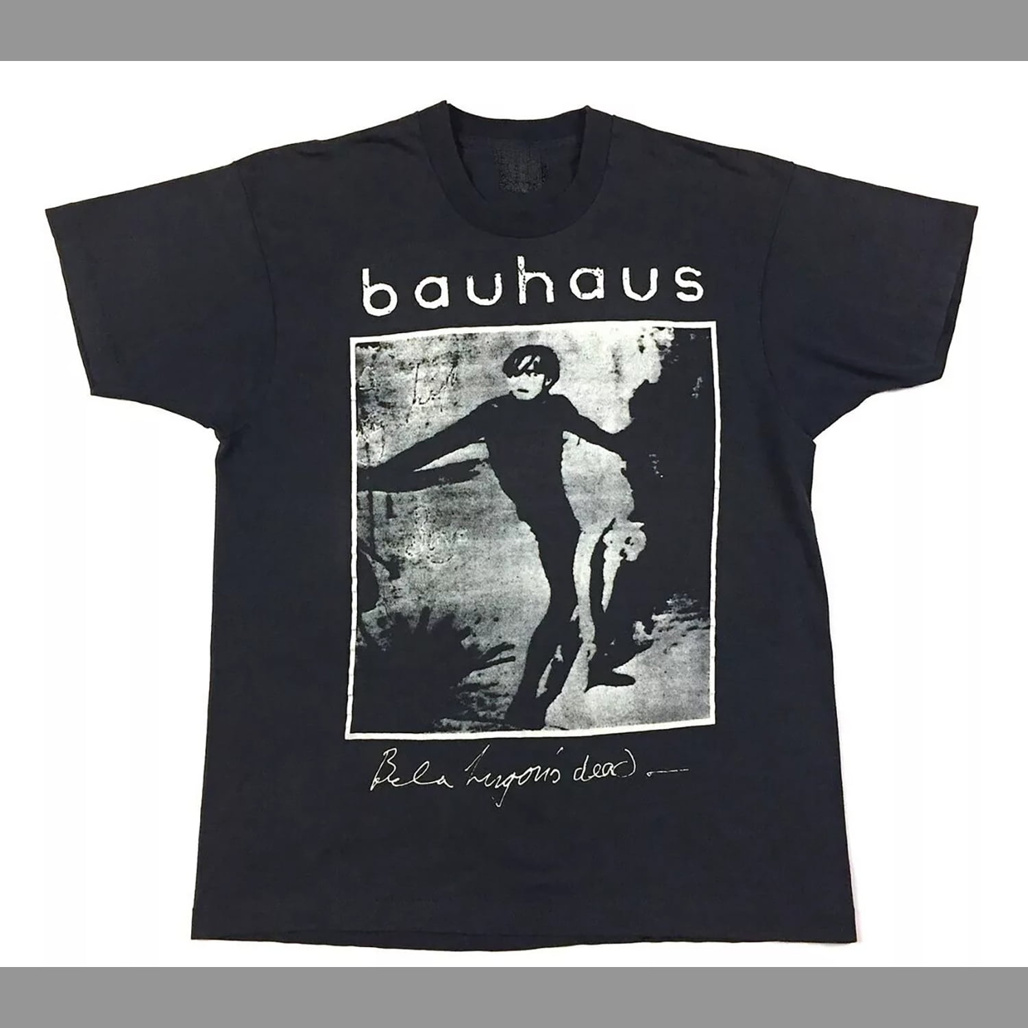 BAUHAUS Bela Lugosi's Dead 1980s Short Sleeve Black All Size