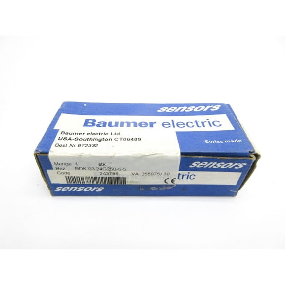 BAUMER ELECTRIC BDK03.24G250-5-5 NSFS