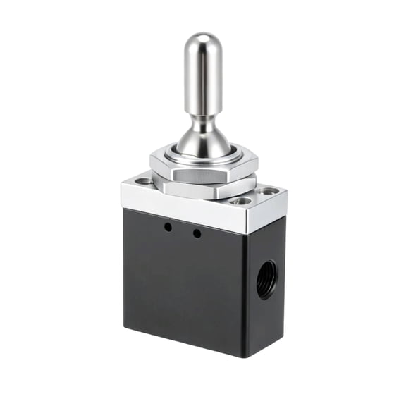 BAV020T Neutral Lockout Toggle 3-Position Detented Valve, Neutral Lockout Switch For Tailgate Cylinders, Hoist Applications, Air Valves, Pumps, Dump Body Hardware & Accessories etc