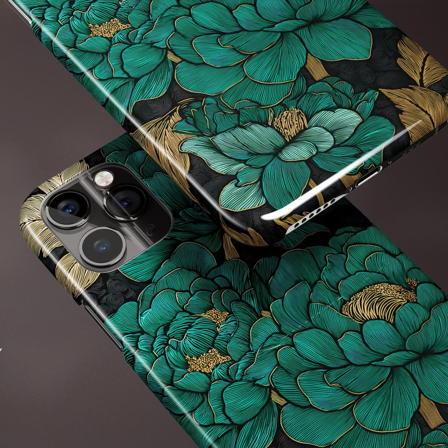 BAVIDA Floral Print Phone Case for iPhone 16 Pro Max – Slim Anti-Scratch Durable Cover - Walmart.com