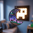 thumbnail image 1 of BAVIDA Minecraft Themed Suncatcher 4" - 6" | Pixel Art Stained Glass Window Decor | Perfect for Minecraft Fans | Hangable Decorative Piece for Home & Garden 66, 1 of 3