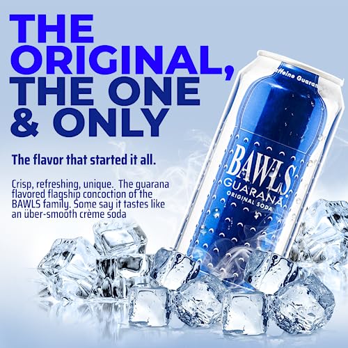 BAWLS Guarana Original, BAWLS Guarana Drink, Guarana Soda, Guarana