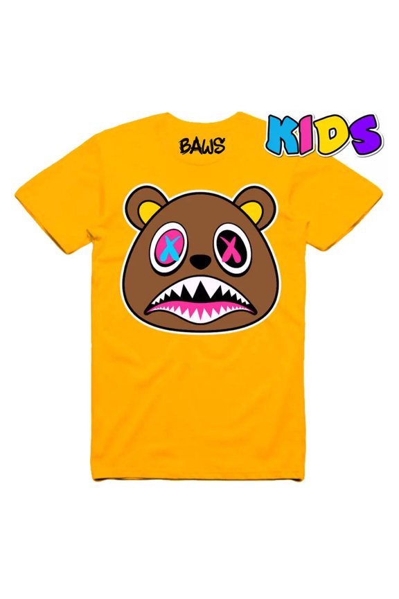 Boys Crazy Baws Tee (Gold)