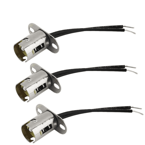 BAY15D 1157 LED Bulb Socket Holder with Wire Harness for Car Truck RV , Compatible with Brake Light, Turn Signal, Tail Light Replacement