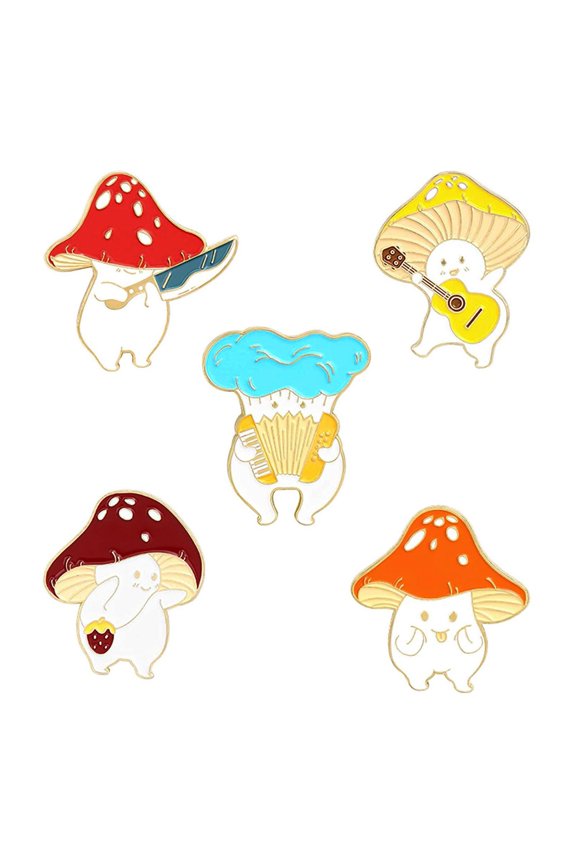 Enamel Brooch Cute Lapel Badge Cartoon Enamel Pin Set Backpack Cloth Hat Funny Button Pin Jewelry Set (Camouflage Green,One Size)