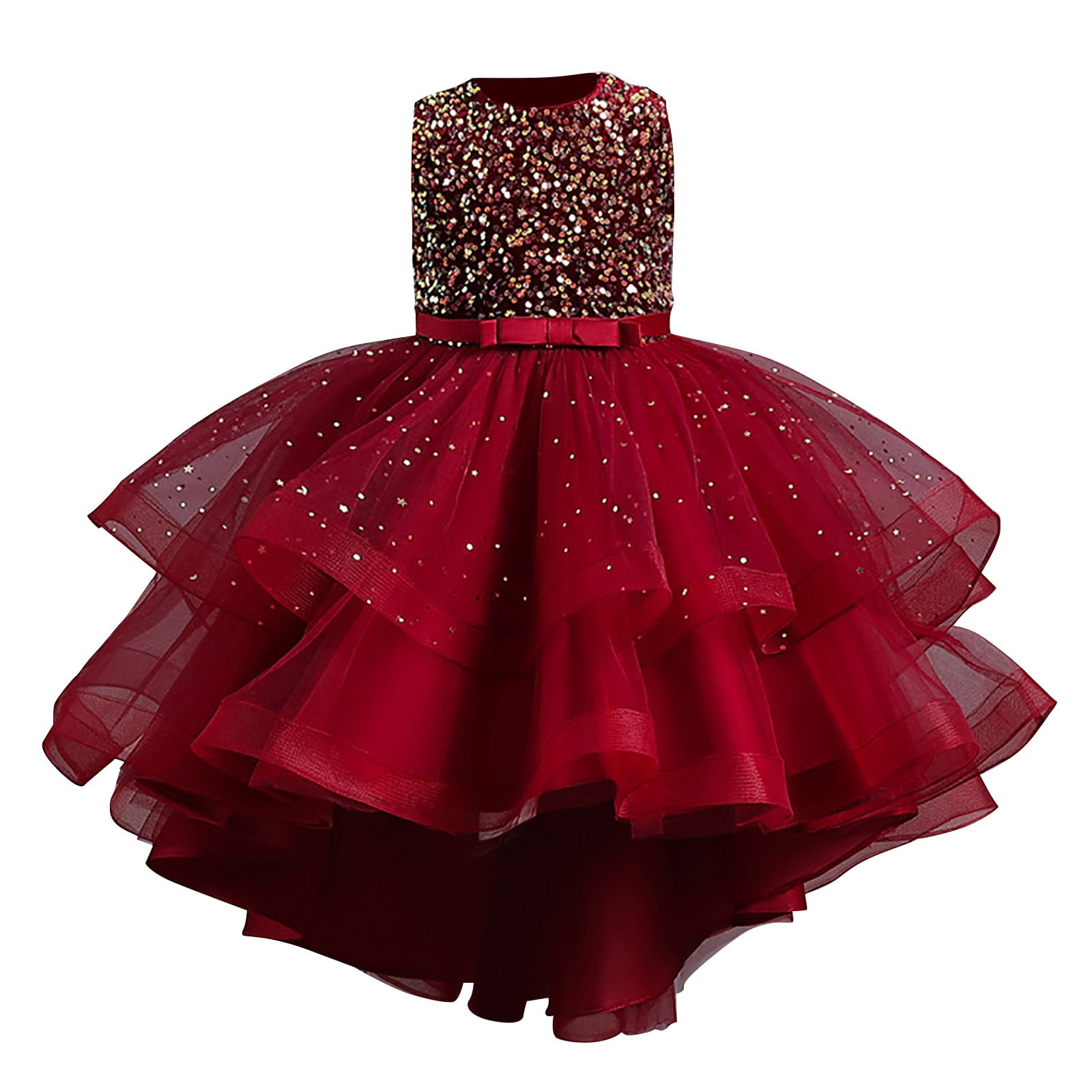 Party Dresses Kids Vestido Primark Sequin Christmas Tutu Para Niña