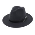 thumbnail image 1 of BAYAIXZ Men & Women Vintage Wide Hat With Belt Buckle Adjustable Outbacks Hats (Dark Gray,One Size), 1 of 1