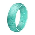 thumbnail image 1 of BAYAIXZ Ring Women 5.7Mm Silicone Ring Women's Jewelry Couple Ring Matchmaking Accessories Sports Glitter Ring Ring Wedding Bands Womens Rings Wedding Band for Women (Sky Blue,7), 1 of 4