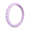 thumbnail image 1 of BAYAIXZ Rings for Women Silicone Ring Wedding Ring Silicone Ring for Female Couples Wedding Band Womens Wedding Ring Workout Rings for Women (Purple2,8), 1 of 4