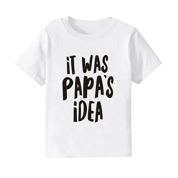 BAYAIXZ T-Shirts Kids Toddler Children Unisex Spring Summer Active Fashion Daily Daily Indoor Outdoor Print Short Sleeve Tops Tshirt Clothing Boy Tee (White1,16)